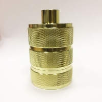 Ретро патрон "ASR Light Gold RS-02", материал: алюминий, цвет: светлое золото, 3 круга, с кольцом